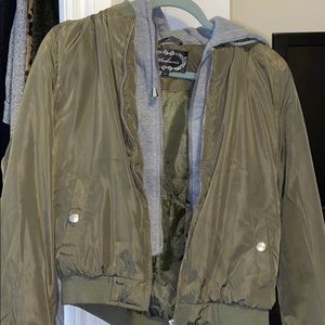 F21 Army Green Hoodie